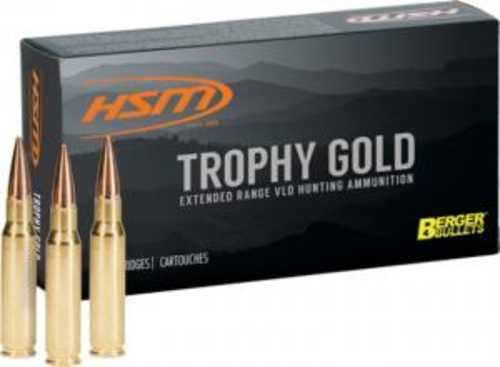 HSM Berger 6.5 Grendel EN 130 Grain Match Hunting VLD Jacketed Hollow Point 20 Rounds